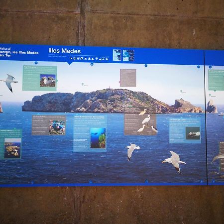 L'Estartit, Estudio En Primera Linea De Mar. Bagian luar foto